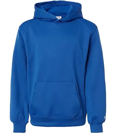 2454 Badger BT5 Youth Performance Hoodie Royal front view