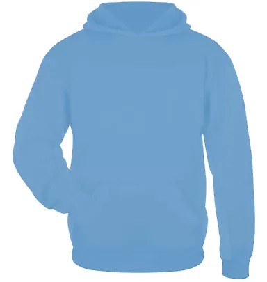 2454 Badger BT5 Youth Performance Hoodie Columbia Blue front view