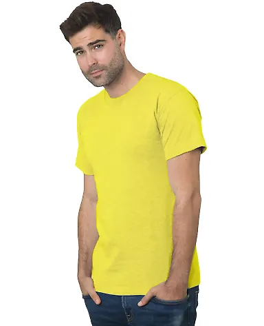 2905 Bayside Adult Union Made Cotton Tee Yellow front view