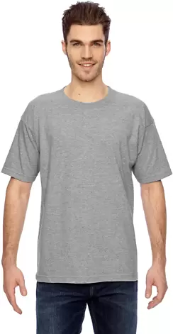 2905 Bayside Adult Union Made Cotton Tee Dark Ash front view