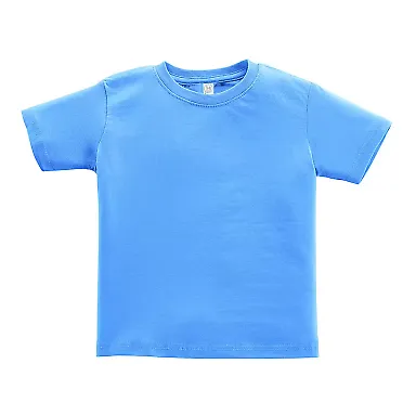 3301T Rabbit Skins Toddler Cotton T-Shirt CAROLINA BLUE front view