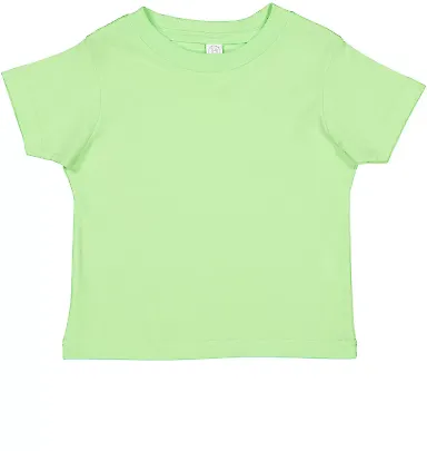 3301T Rabbit Skins Toddler Cotton T-Shirt KEY LIME front view