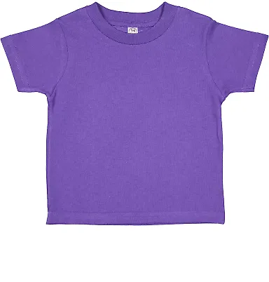 3301T Rabbit Skins Toddler Cotton T-Shirt PURPLE front view