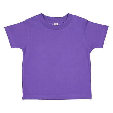 3321 Rabbit Skins Toddler Fine Jersey T-Shirt PURPLE front view