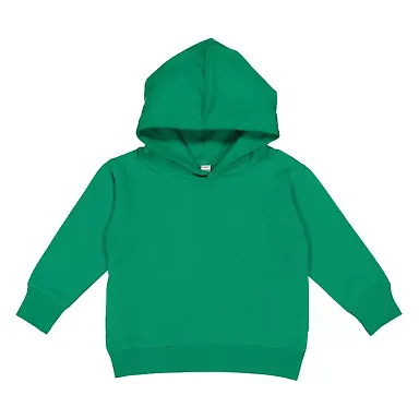 3326 Rabbit Skins Toddler Hooded Sweatshirt with P KELLY front view