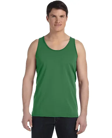 BELLA+CANVAS 3480 Unisex Cotton Tank Top in Leaf front view