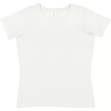 3516 LA T Ladies Longer Length T-Shirt in Honeydew front view