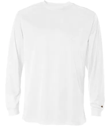 4104 Badger Adult B-Core Long-Sleeve Performance T White front view