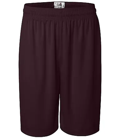 4109 Badger Performance 9" Shorts Maroon front view