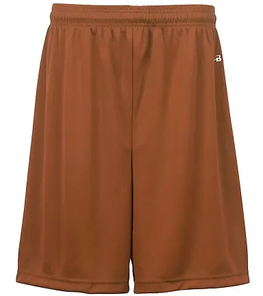 4109 Badger Performance 9" Shorts Texas Orange front view