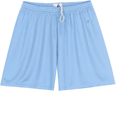 4116 Badger Ladies' B-Dry Core  Shorts in Columbia blue front view
