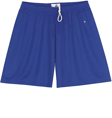 4116 Badger Ladies' B-Dry Core  Shorts in Royal front view