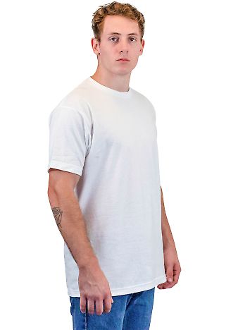 Tultex 0202 Unisex Tee with a Tear-Away Tag  White