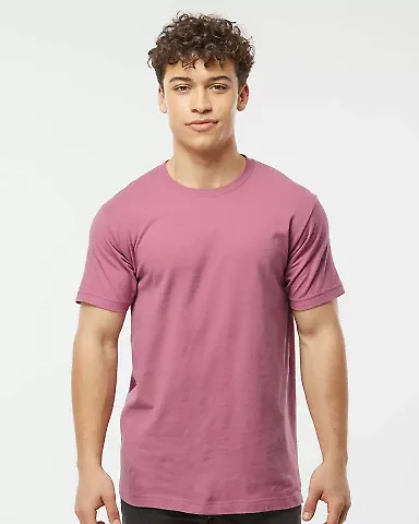 Tultex 202 Unisex Tee with a Tear-Away Tag  Cassis front view