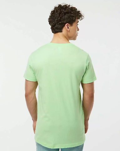 Tultex 202 Unisex Tee with a Tear-Away Tag Neo Mint - From $2.99