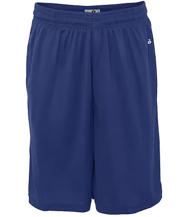 4119 Badger Adult B-Core Performance Shorts With P Royal front view