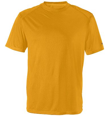 4120 Badger Adult B-Core Short-Sleeve Performance  in Gold front view