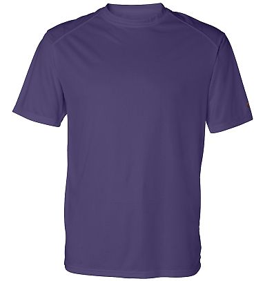 4120 Badger Adult B-Core Short-Sleeve Performance  in Purple front view