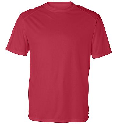 4120 Badger Adult B-Core Short-Sleeve Performance  in Red front view