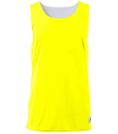 4169 Badger Polyester Reversible Ladies Performanc Safety Yellow front view