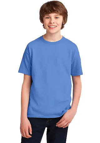 42000B Gildan Youth Core Performance T-Shirt in Carolina blue front view