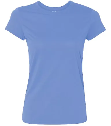 42000L Gildan Ladies' Core Performance T-Shirt CAROLINA BLUE front view