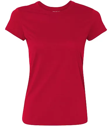 42000L Gildan Ladies' Core Performance T-Shirt RED front view