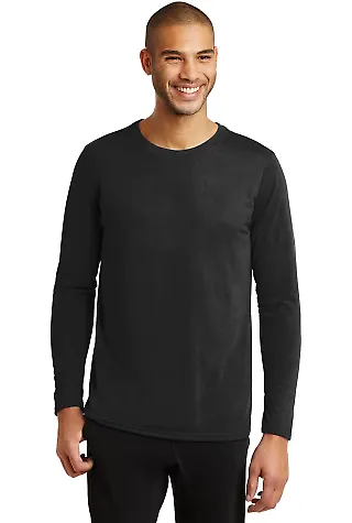 42400 Gildan Adult Core Performance Long-Sleeve T- in Black front view