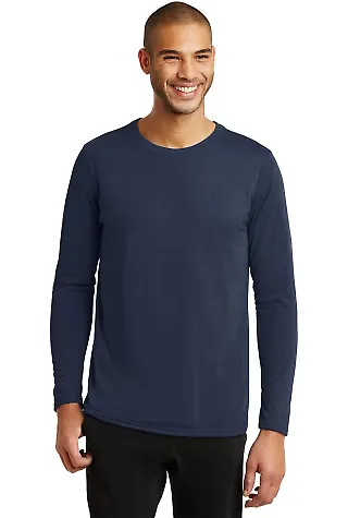 42400 Gildan Adult Core Performance Long-Sleeve T- in Navy front view