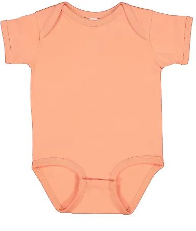 4424 Rabbit Skins Infant Fine Jersey Creeper SUNSET front view