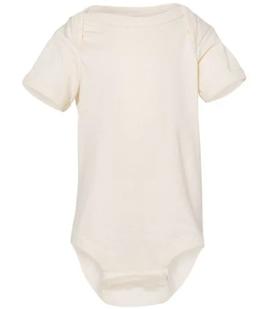 4424 Rabbit Skins Infant Fine Jersey Creeper in Natural front view
