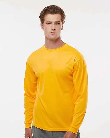 5104 C2 Sport Adult Performance Long-Sleeve Tee Gold front view