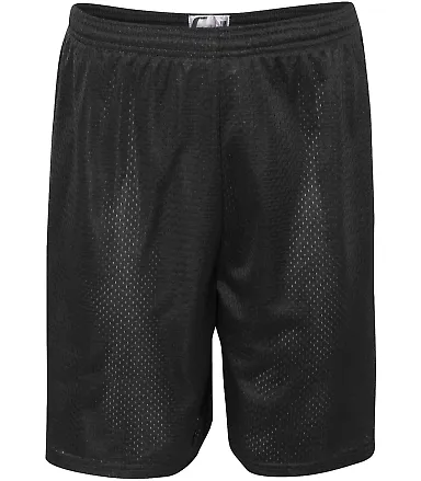 5109 C2 Sport Adult Mesh/Tricot 9" Shorts Black front view
