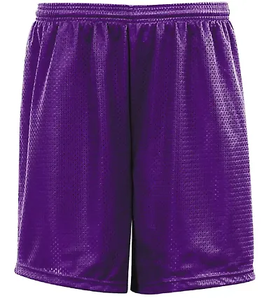 5109 C2 Sport Adult Mesh/Tricot 9" Shorts Purple front view