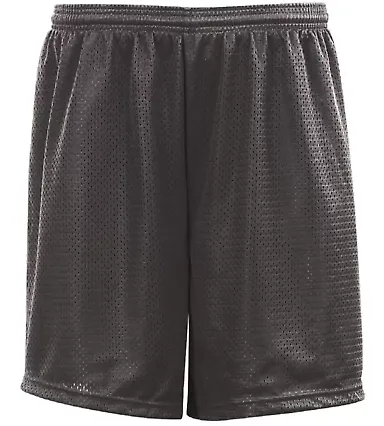 5109 C2 Sport Adult Mesh/Tricot 9" Shorts Graphite front view