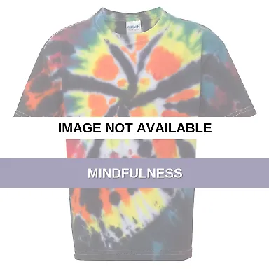 Dynomite 20BTD Tie-Dye Youth Rainbow Cut Spiral Te Mindfulness front view
