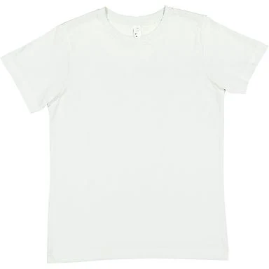 6101 LA T Youth Fine Jersey T-Shirt in Honeydew front view