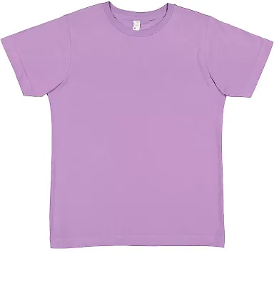 6101 LA T Youth Fine Jersey T-Shirt in Lavender front view