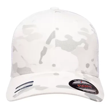 6511 Flexfit in Multicam alpine/ white front view