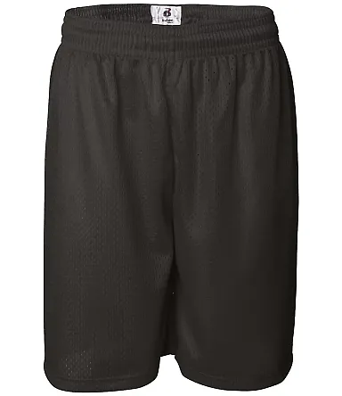 7209 Badger Adult Mesh/Tricot 9-Inch Shorts Brown front view