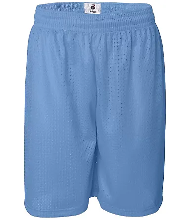 7209 Badger Adult Mesh/Tricot 9-Inch Shorts Columbia Blue front view