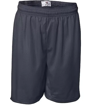 7207 Badger Adult Mesh/Tricot 7-Inch Shorts Navy front view