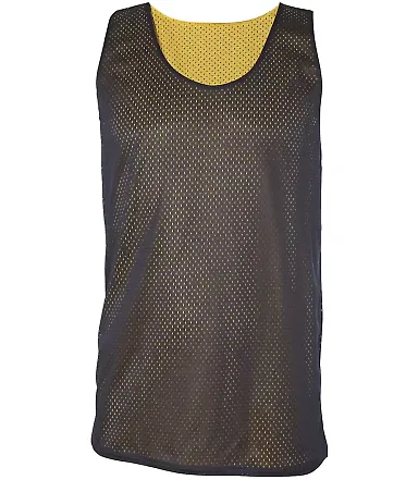 8529 Badger Adult Mesh Reversible Tank Navy/ Gold front view