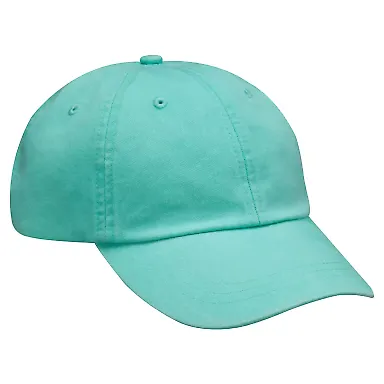 Adams EP101 Twill Pigment-dyed Dad Hat in Seafoam front view