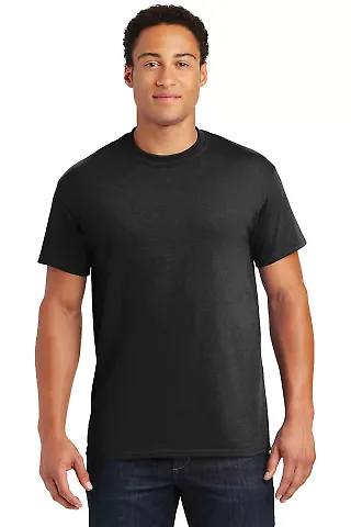 8000 Gildan Adult DryBlend T-Shirt in Black front view