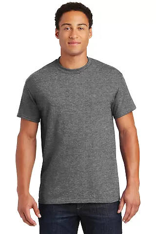 8000 Gildan Adult DryBlend T-Shirt in Graphite heather front view