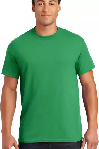 8000 Gildan Adult DryBlend T-Shirt in Irish green front view