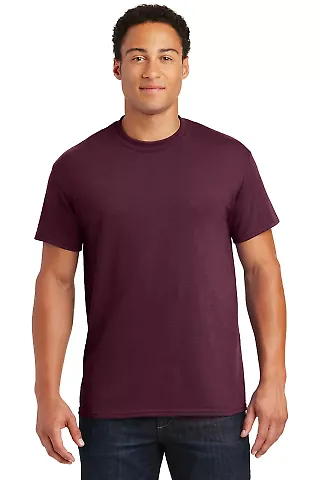 8000 Gildan Adult DryBlend T-Shirt in Maroon front view