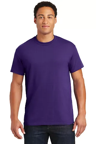 8000 Gildan Adult DryBlend T-Shirt PURPLE front view