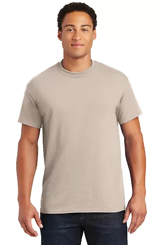 8000 Gildan Adult DryBlend T-Shirt in Sand front view